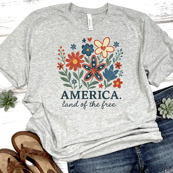 America Land of The Free DTF Transfer