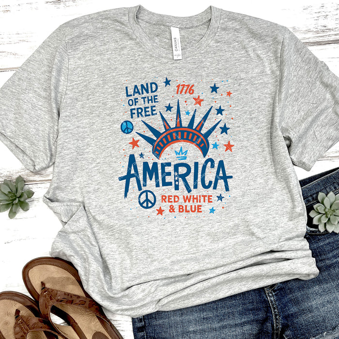 America Land of The Free DTF Transfer