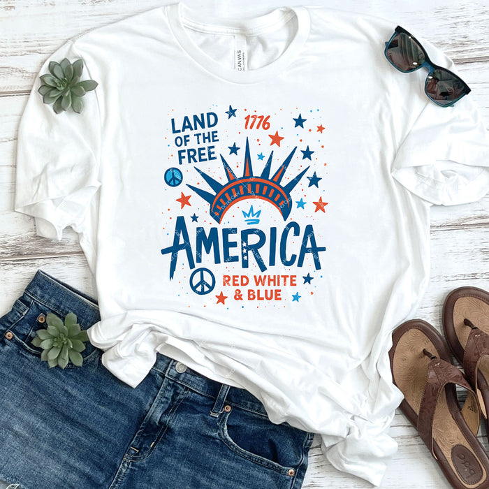 America Land of The Free DTF Transfer