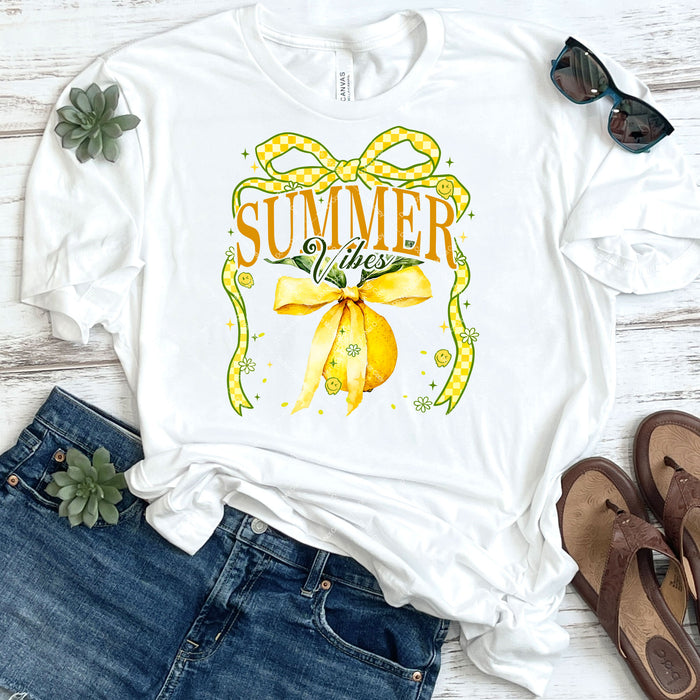 Lemony Summer Vibes DTF Transfer