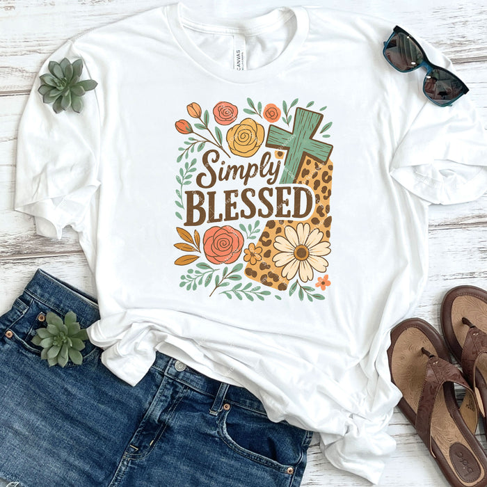 Simply Blessed DTF Transfer