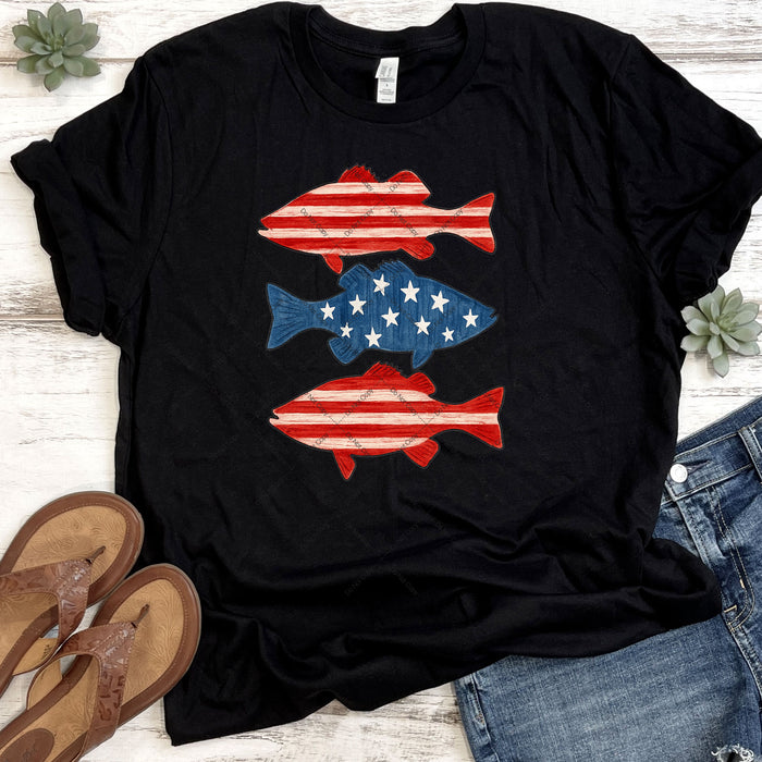 American Fish DTF Transfer