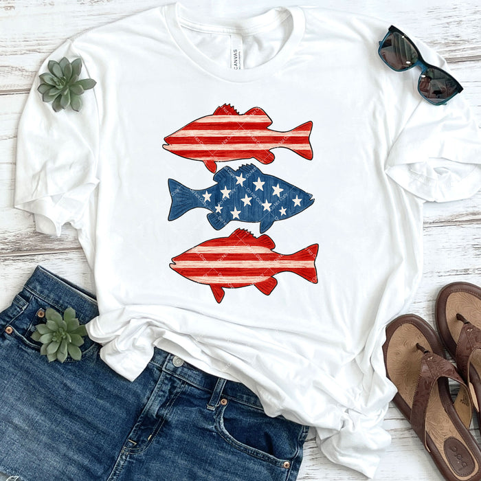 American Fish DTF Transfer