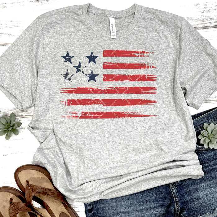 Red White & Blue DTF Transfer