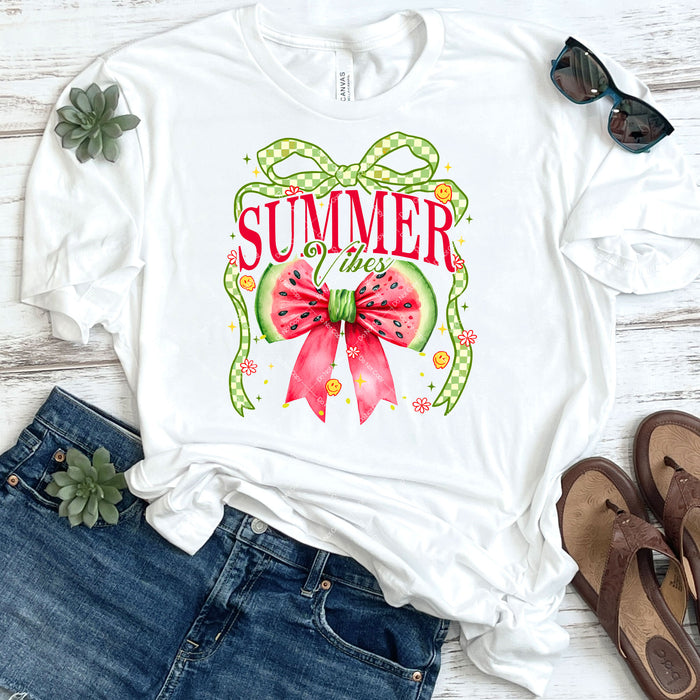 Watermelon Summer Vibes DTF Transfer