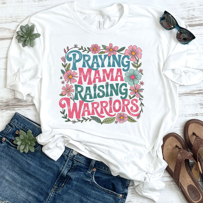 Praying Mama Raising Warriors DTF Transfer