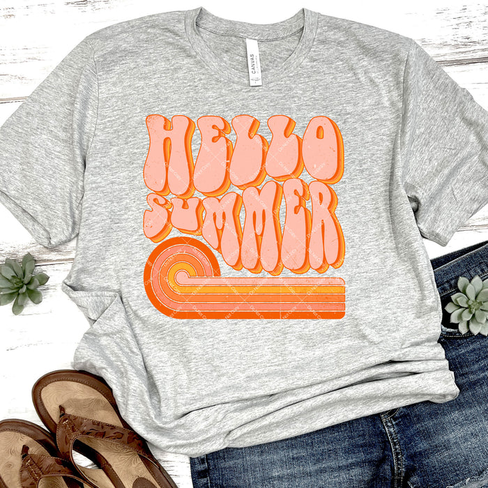 Hello Summer DTF Transfer