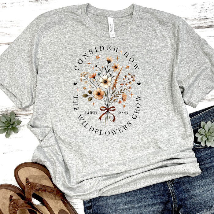 Consider How The Wildflowers Grow DTF Transfer