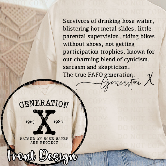 Generation X DTF Transfer