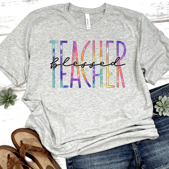 Blessed Teacher DTF Transfer