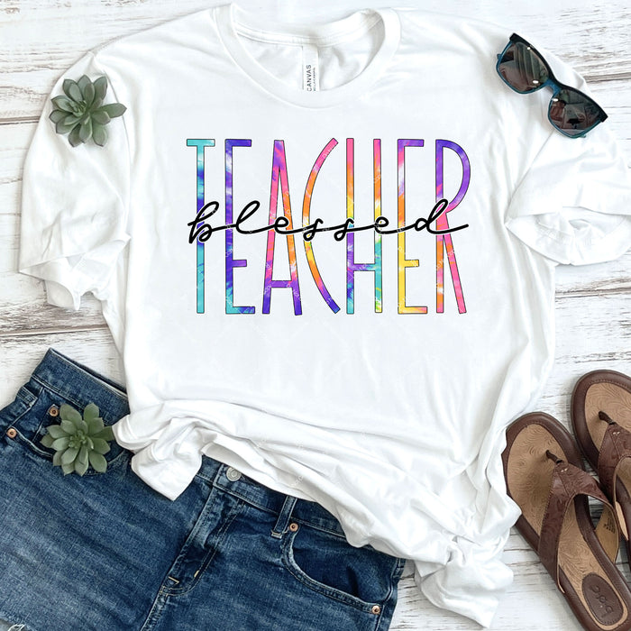 Blessed Teacher DTF Transfer