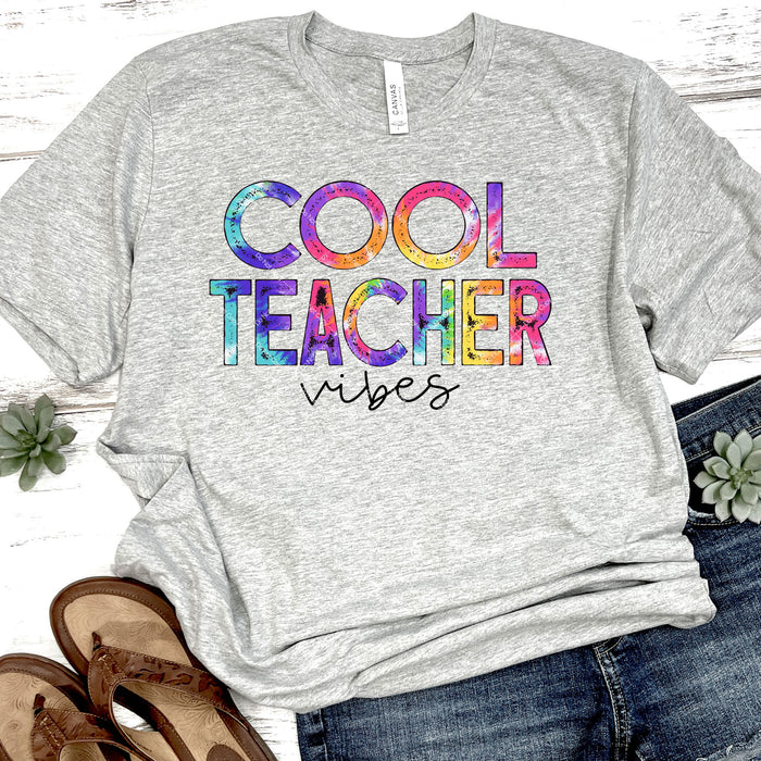 Cool Teacher Vibes DTF Transfer