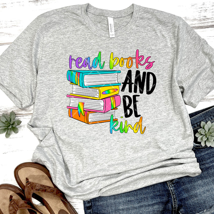 Read Books And Be Kind DTF Transfer