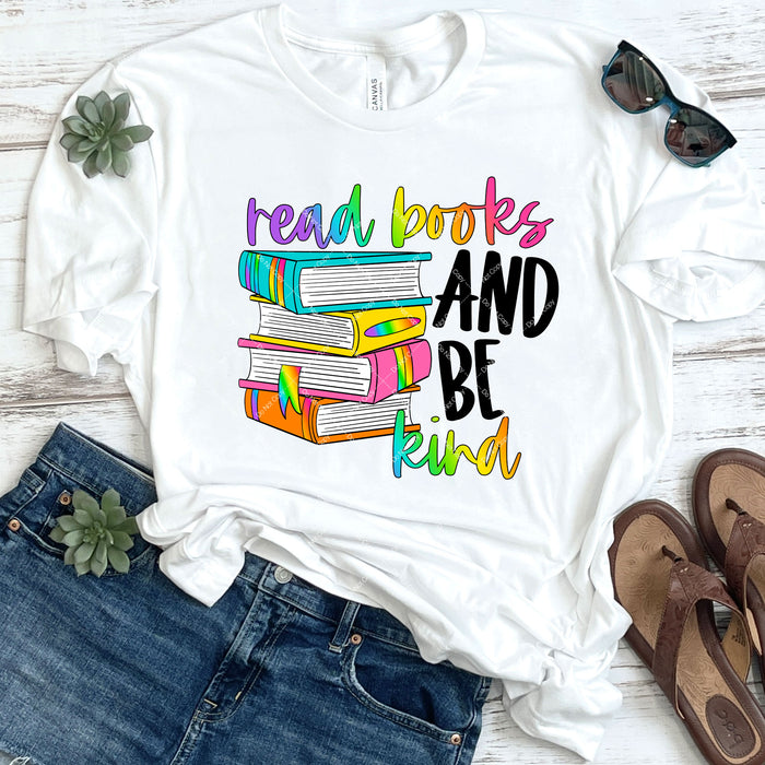 Read Books And Be Kind DTF Transfer