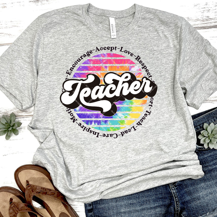 Teacher Lead Care Inspire DTF Transfer