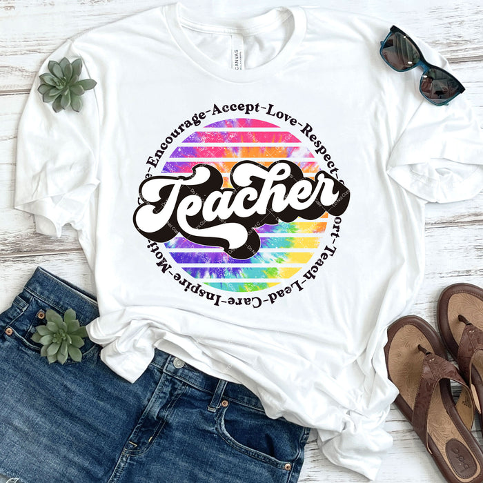 Teacher Lead Care Inspire DTF Transfer