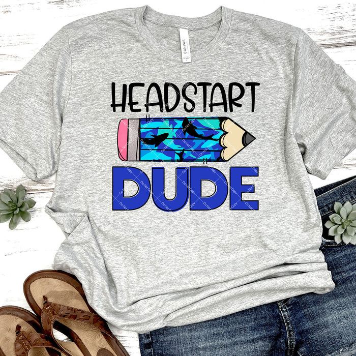 Headstart Dude DTF Transfer