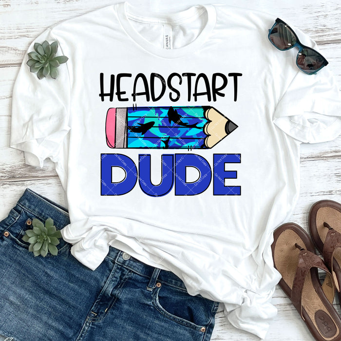 Headstart Dude DTF Transfer