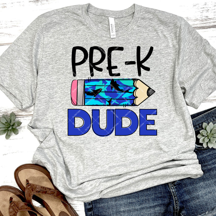 Pre-K Dude DTF Transfer