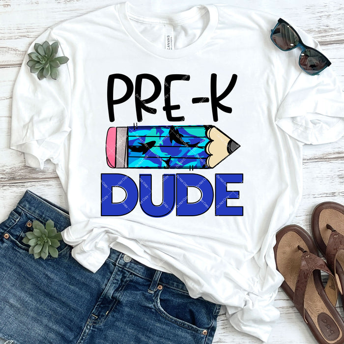 Pre-K Dude DTF Transfer