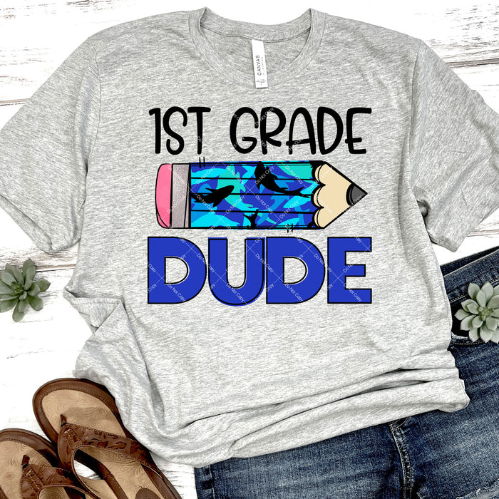 1st Grade Dude DTF Transfer