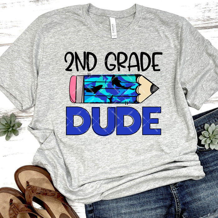 2nd Grade Dude DTF Transfer
