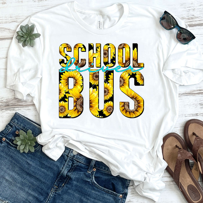 School Bus Driver DTF Transfer