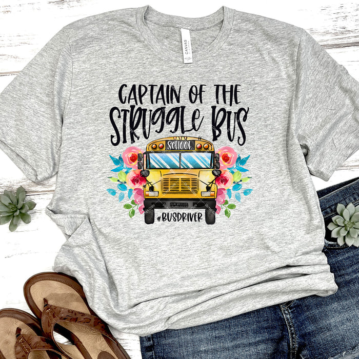 Captain of The Struggle Bus DTF Transfer
