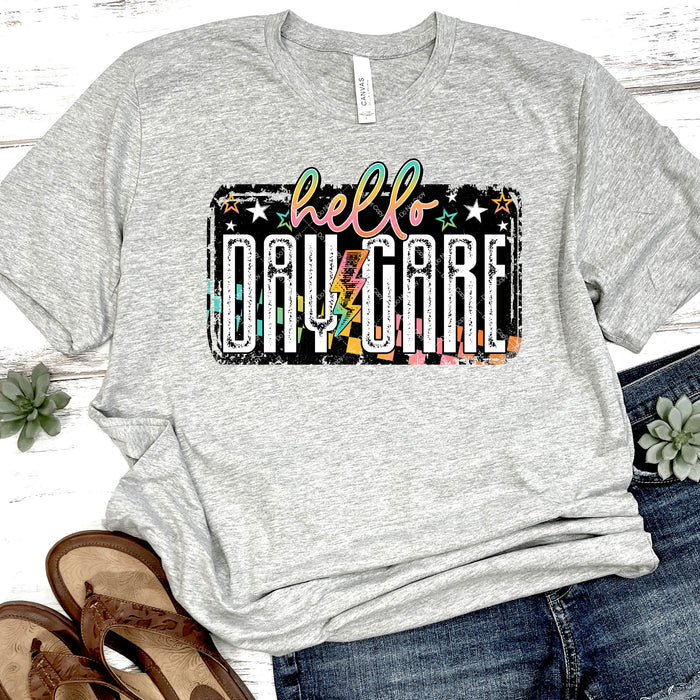 Hello Daycare DTF Transfer