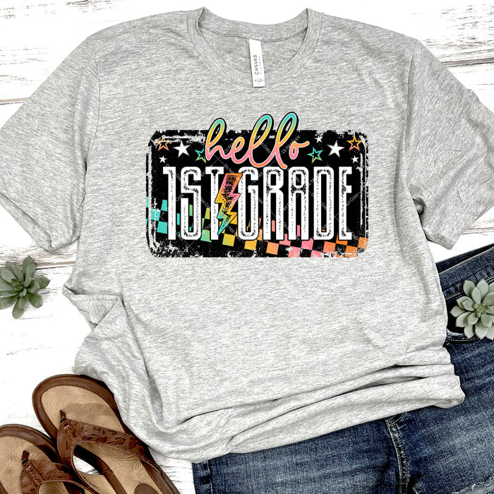 Hello 1st Grade DTF Transfer