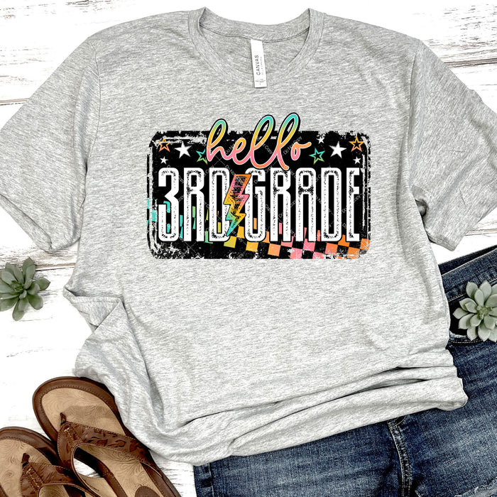 Hello 3rd Grade DTF Transfer