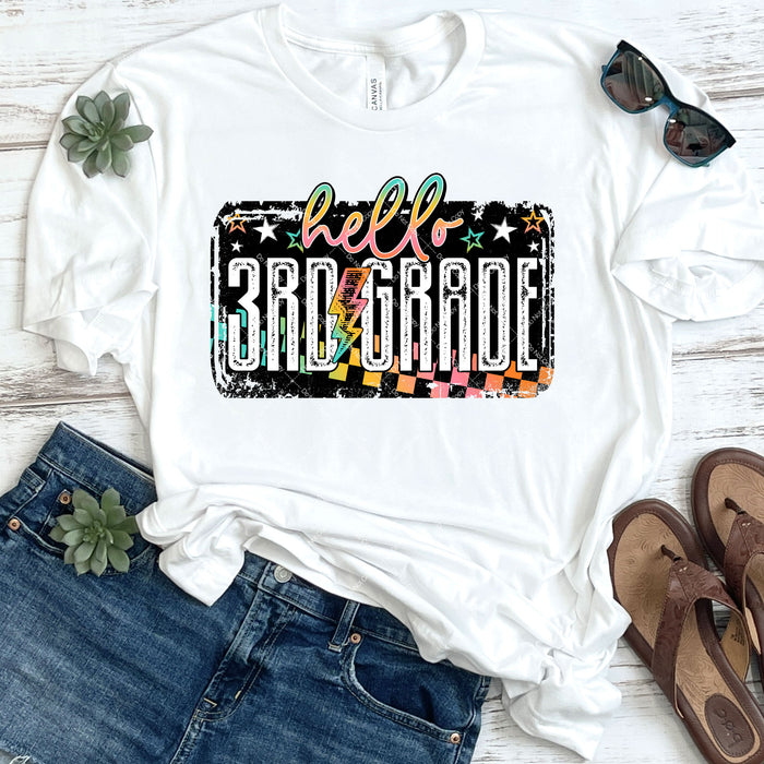 Hello 3rd Grade DTF Transfer