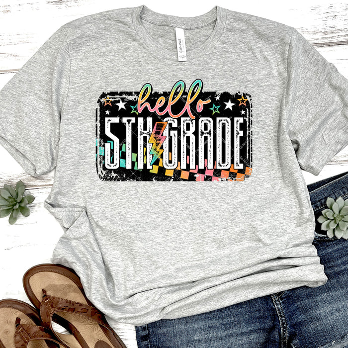 Hello 5th Grade DTF Transfer