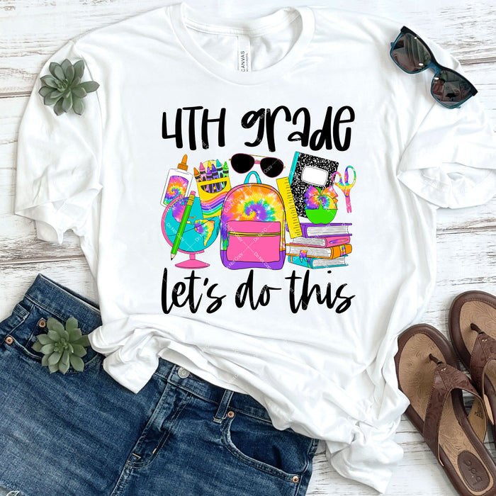 4th Grade Let's Do This DTF Transfer