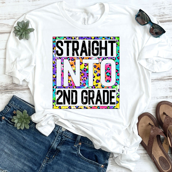 Straight Into 2nd Grade DTF Transfer