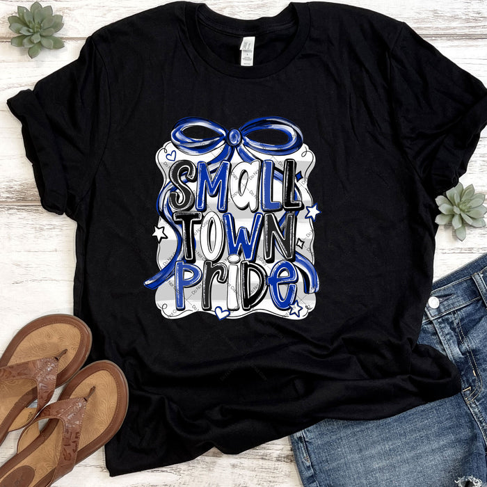 Blue & Black Small Town Pride DTF Transfer