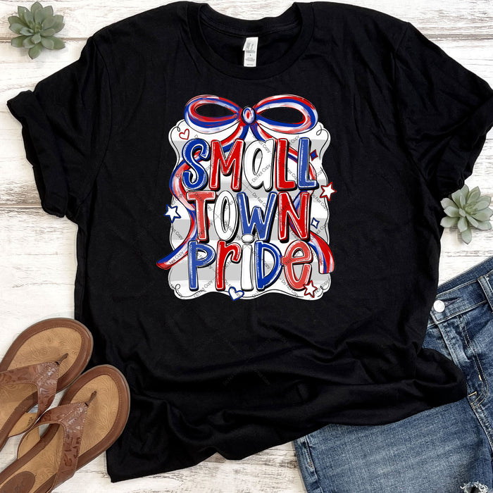 Red, White & Blue Small Town Pride DTF Transfer