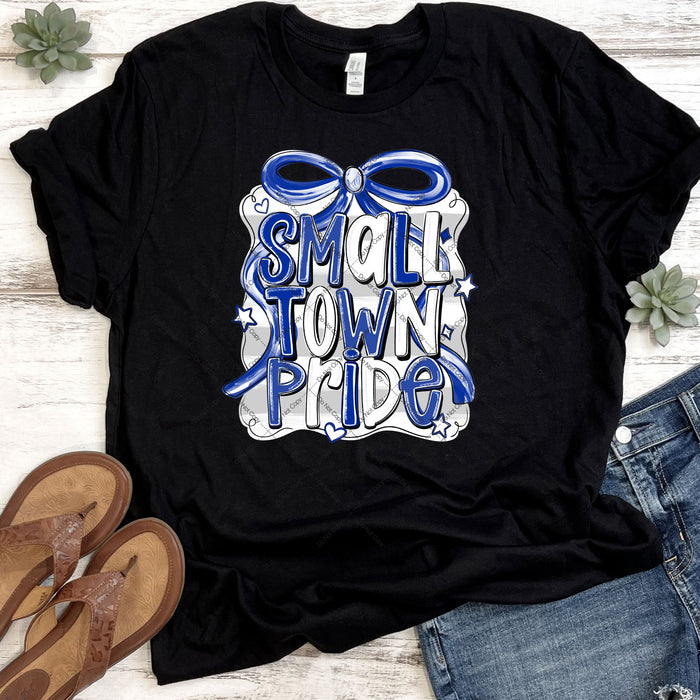 Blue Small Town Pride DTF Transfer