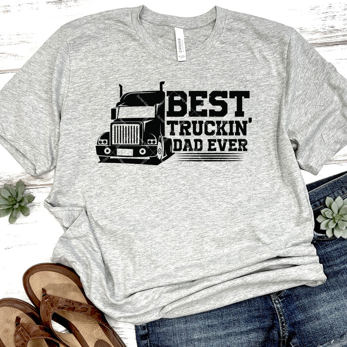 Best Truckin' Dad Ever DTF Transfer