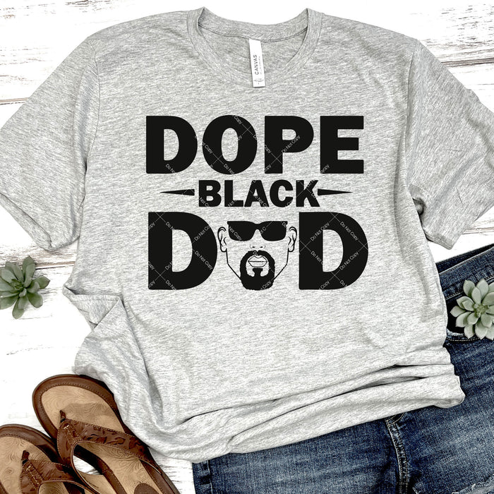 Dope Black Dad DTF Transfer