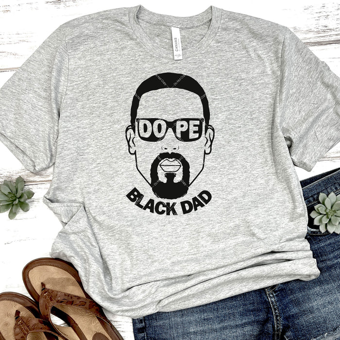 Dope Black Dad DTF Transfer