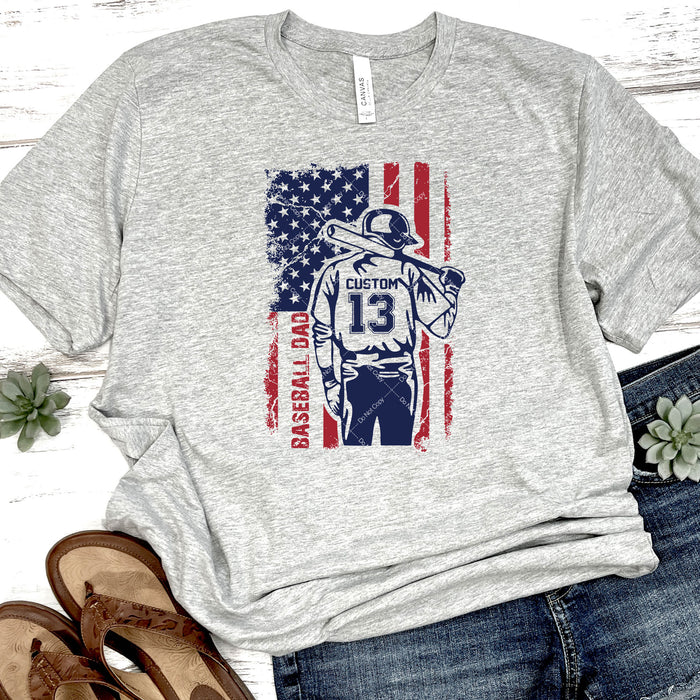 Baseball Dad DTF Transfer