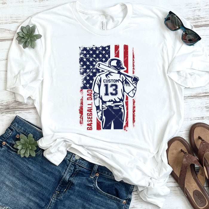 Baseball Dad DTF Transfer