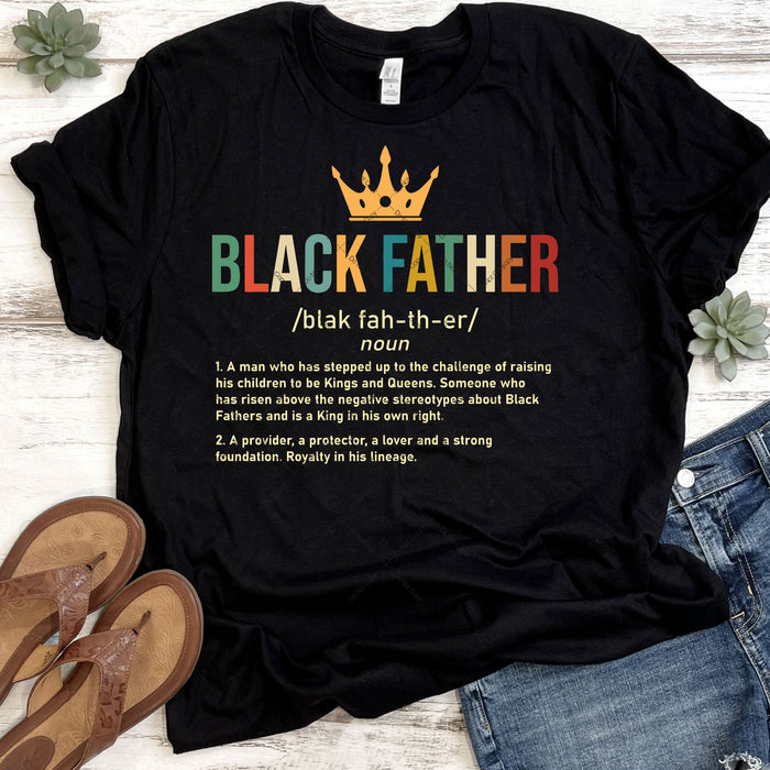 Black Father DTF Transfer