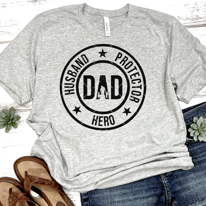 Dad Husband Protector Hero DTF Transfer