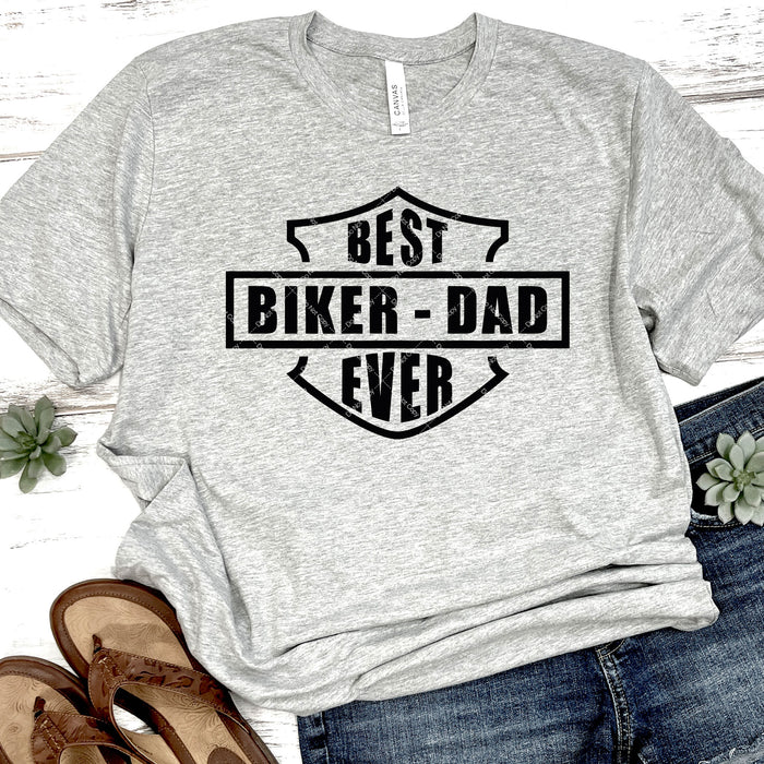 Best Biker Dad Ever DTF Transfer