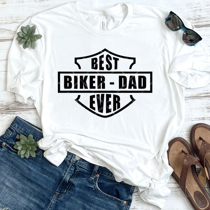 Best Biker Dad Ever DTF Transfer