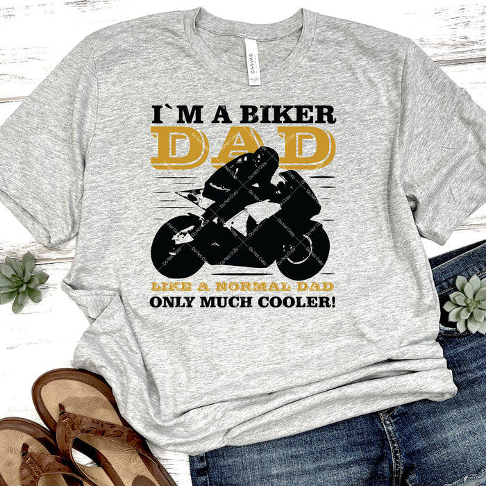 I'm A Biker Dad DTF Transfer