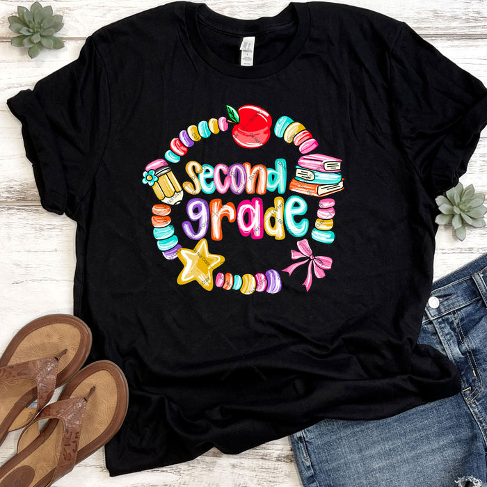 Second Grade Friendship Bracelet DTF Transfer