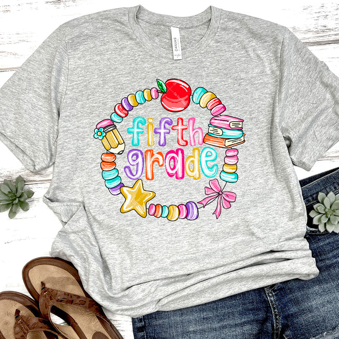 Fifth Grade Friendship Bracelet DTF Transfer